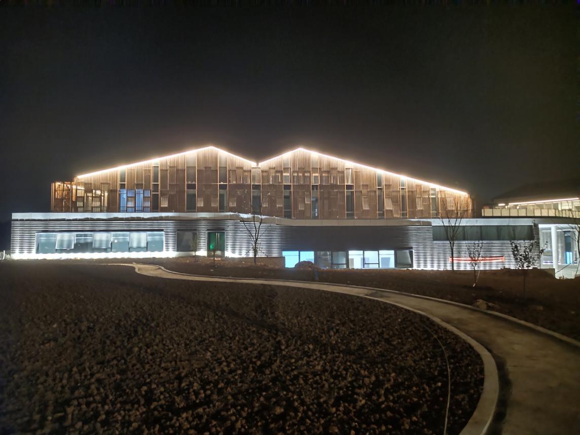 茅山風(fēng)景名勝區(qū)-游客服務(wù)中心的建筑外立面亮化照明工程